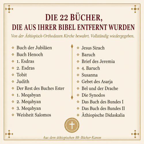 Äthiopische Bibel auf Deutsch