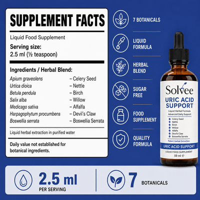 Solvee Uric Acid Balance Drops