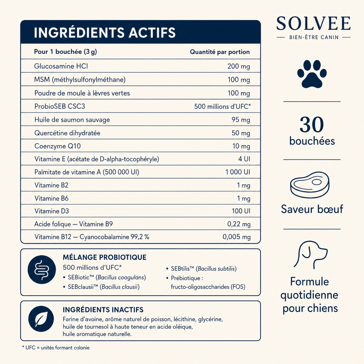 Solvee Multivitamines en bouchées tendres quotidiennes