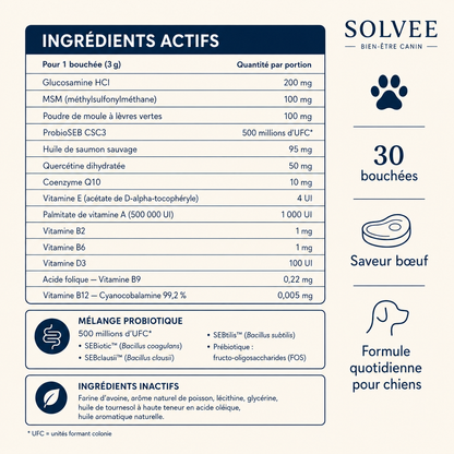 Solvee Multivitamines en bouchées tendres quotidiennes