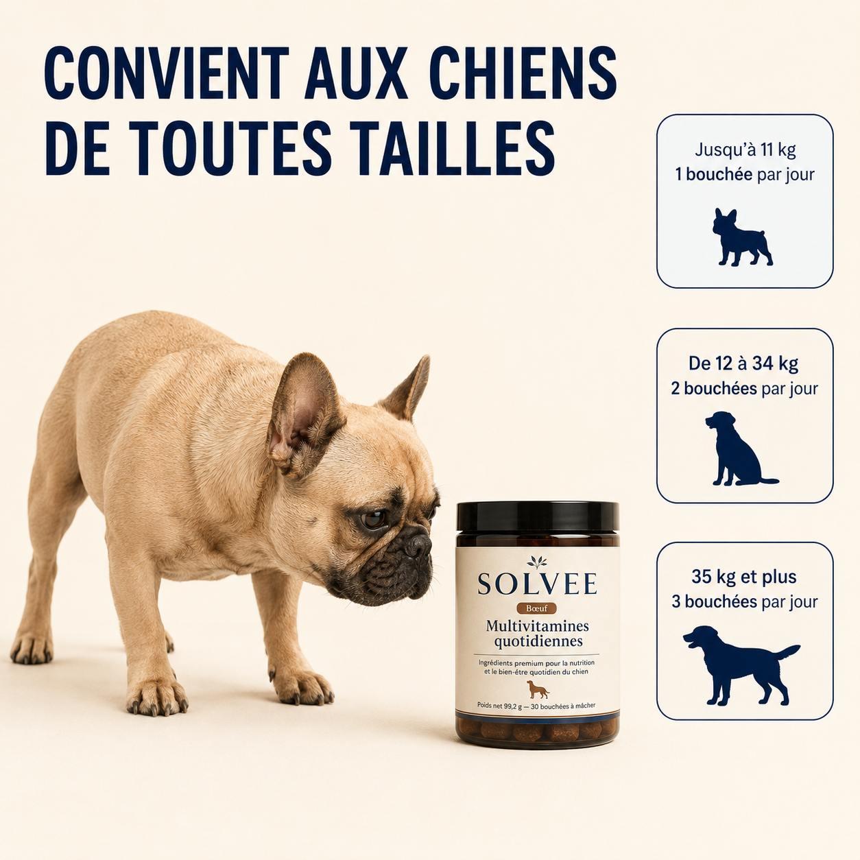 Solvee Multivitamines en bouchées tendres quotidiennes