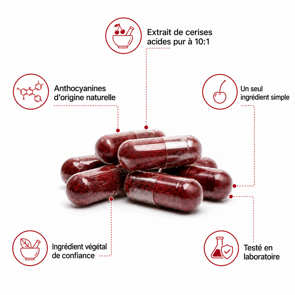 Cerise Acidulée – Support Acide Urique & Articulations